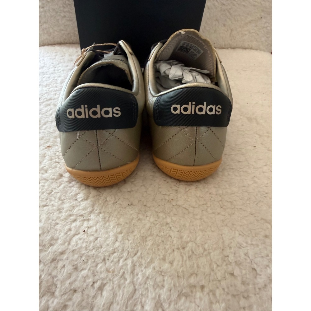 Adidas Grand Court Lo Metallic Gold Black Sneakers JQ9681 Womens Size 8 NEW - Picture 3 of 6